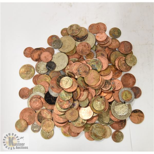 LOT OF VARIOUS WORLD COINS