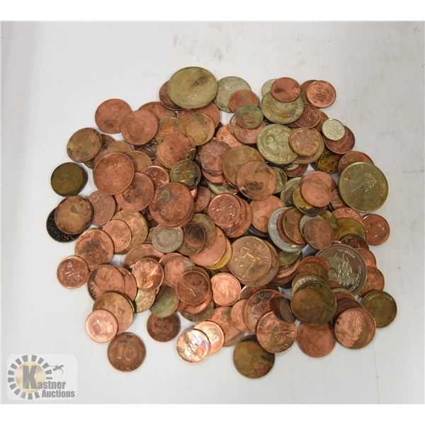 LOT OF VARIOUS WORLD COINS