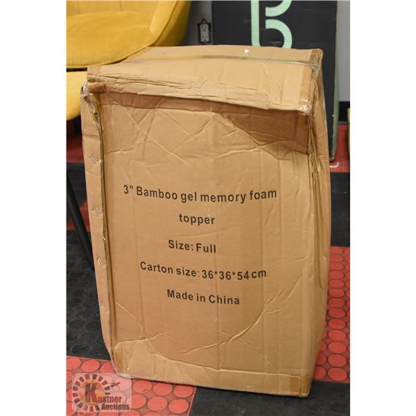 NEW BAMBOO GEL MEMORY FOAM FULL/DOUBLE SIZE