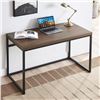 Image 1 : NEW CENSI 47" MODERN WOOD AND METAL DESK