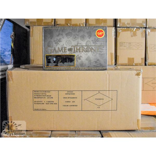 CASE WITH 4 GAME OF THRONES COLLECTOR SETS