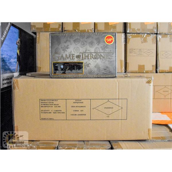 CASE WITH 4 GAME OF THRONES COLLECTOR SETS