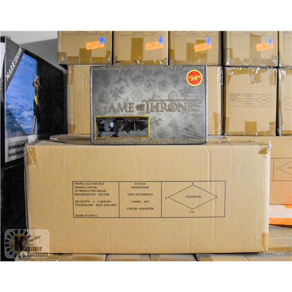CASE WITH 4 GAME OF THRONES COLLECTOR SETS