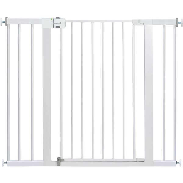 NEW SAFETY 1ST EXTRA TALL AND WIDE WHITE GATE