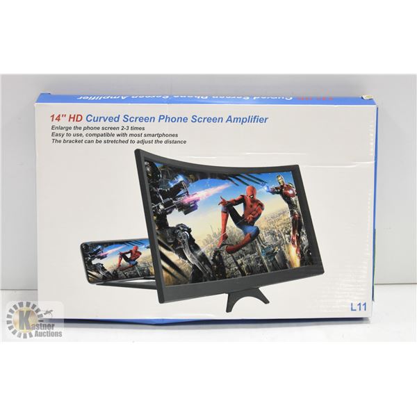 NEW 14" HD CURVED SCREEN PHONE AMPLIFIER