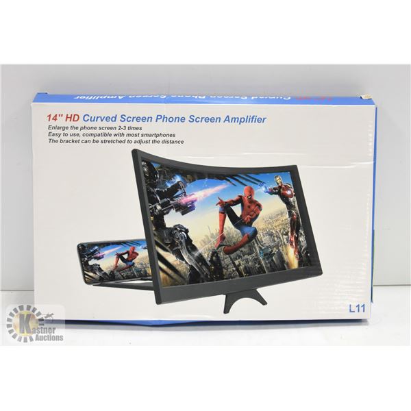 NEW 14" HD CURVED SCREEN PHONE AMPLIFIER