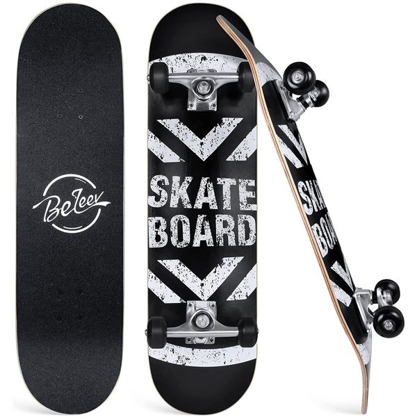 BELEEV 31" DOUBLE CONCAVE SKATEBOARD