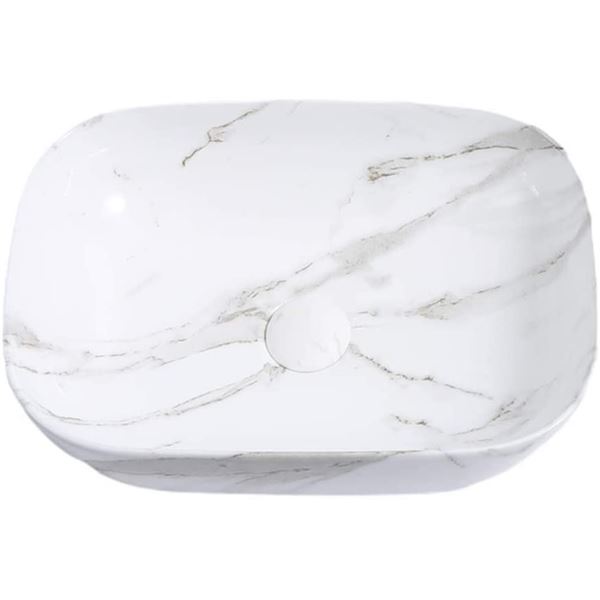NEW LUXSO MARBLE CERAMIC PORCELAIN BOWL SINK