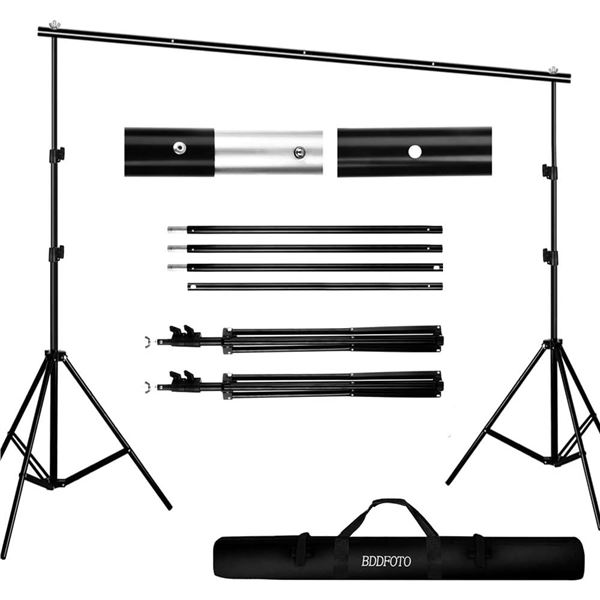 BDDFOTO ADJUSTABLE PHOTOGRAPHY BACKDROP STAND KIT