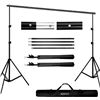 Image 1 : BDDFOTO ADJUSTABLE PHOTOGRAPHY BACKDROP STAND KIT