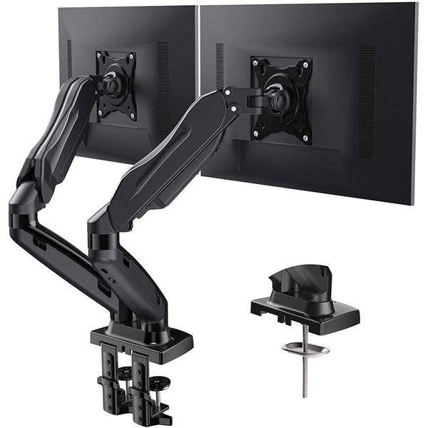 NEW HUANUO FULL MOTION DUAL DESK MOUNT