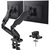 Image 1 : NEW HUANUO FULL MOTION DUAL DESK MOUNT