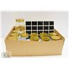 Image 1 : NEW SET OF 20 REGULAR MOUTH MASON JARS - 12 OZ