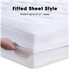 Image 2 : BALICHUN QUEEN SIZE MATTRESS TOPPER WITH