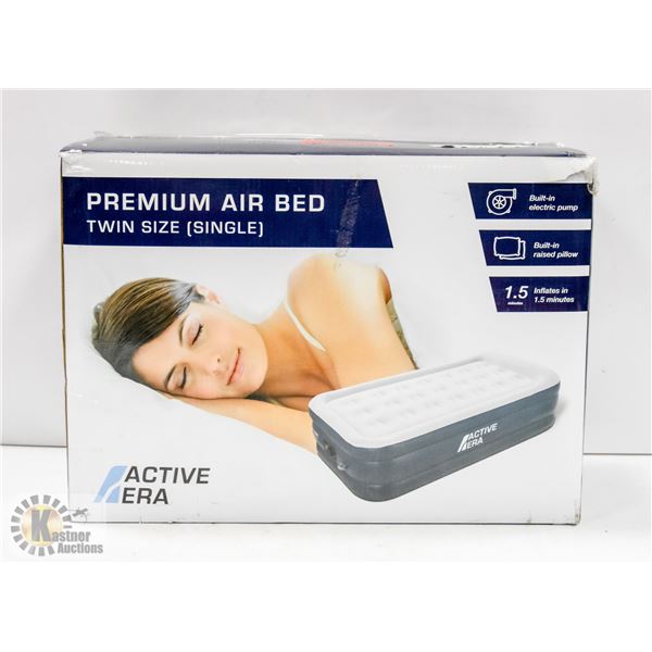 NEW IN BOX PREMIUM TWIN SIZE AIR MATTRESS WITH