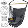 Image 1 : REPACKAGED LARGE HAMMOCK CHAIR SWING WITH HARDWARE