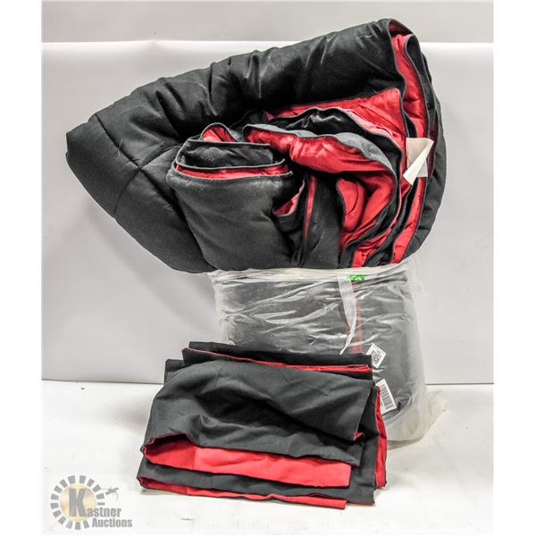 NEW REPACKAGED KING SIZE COMFORTER AND PILLOW SET