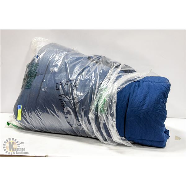 NEW REPACKAGED QUEEN SIZE COMFORTER AND PILLOW SET