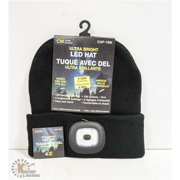 NEW BLACK LED TOQUES