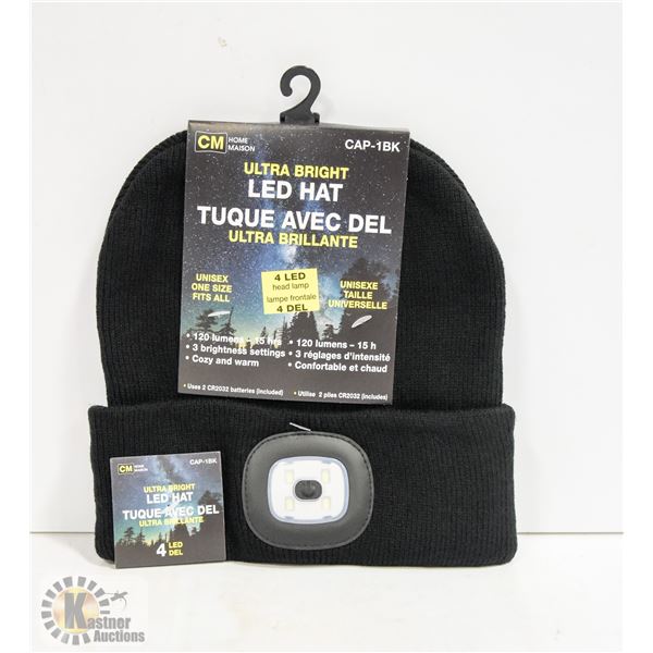 NEW BLACK LED TOQUES