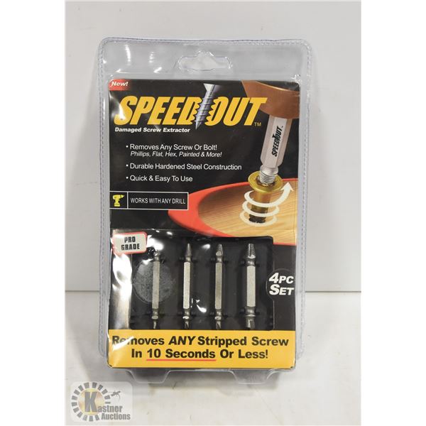 NEW PRO GRADE 4PC SPEED OUT SET