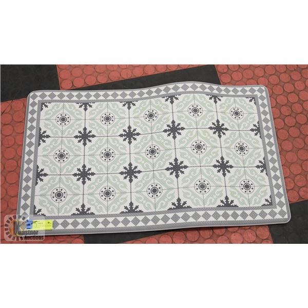 NEW ANTI FATIGUE DECORATIVE MAT APPROX. 29.5 X 17"