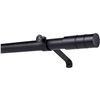 Image 1 : NEW MATTE BLACK TRUMPET FINIAL ROD SET 18 - 36"
