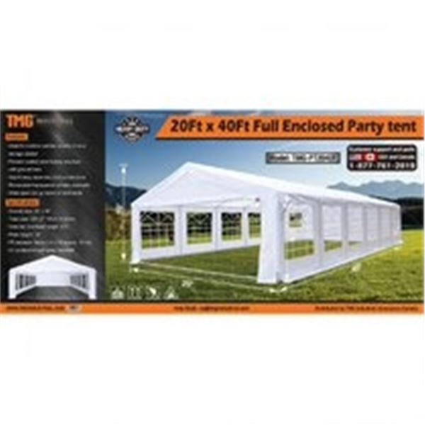 NEW PARTY TENT 20 X 40 PE ENCLOSED