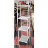 Image 1 : NEWLY ASSEMBLED 4 TIER WHITE METAL SHELF