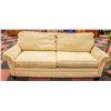 Image 1 : LAZY-BOY CREAM MICROFIBER SOFA BED - EASY