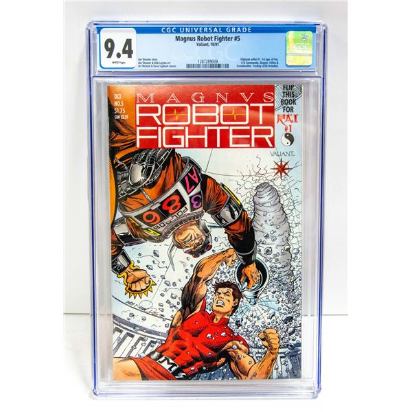 CGC GRADED 9.4 MAGNUS ROBOT FIGHTER #5