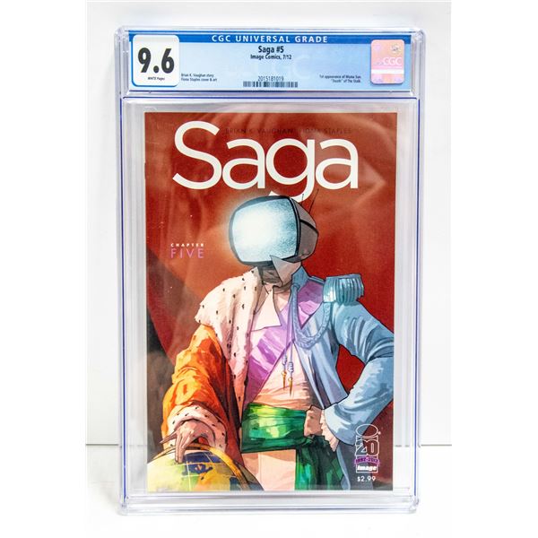 CGC GRADED 9.6 SAGA #5