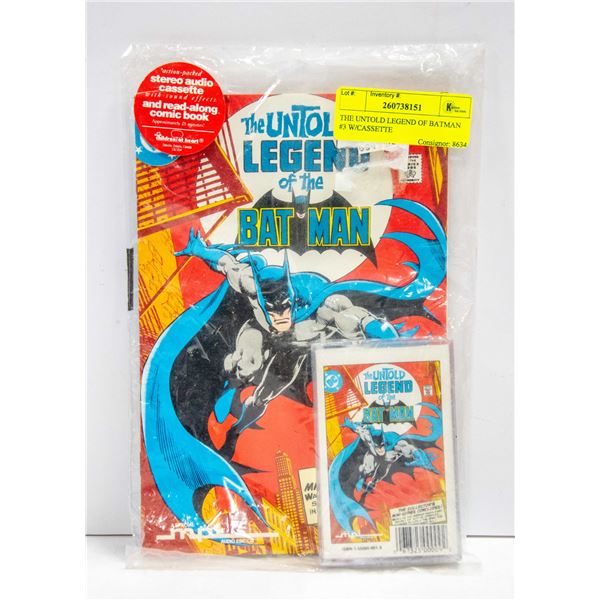 THE UNTOLD LEGEND OF BATMAN #3 W/CASSETTE