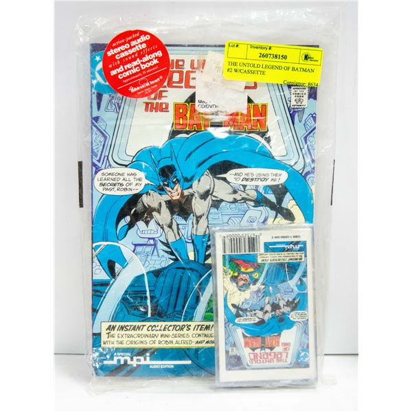 THE UNTOLD LEGEND OF BATMAN #2 W/CASSETTE