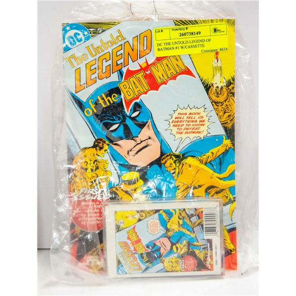 DC THE UNTOLD LEGEND OF BATMAN #1 W/CASSETTE