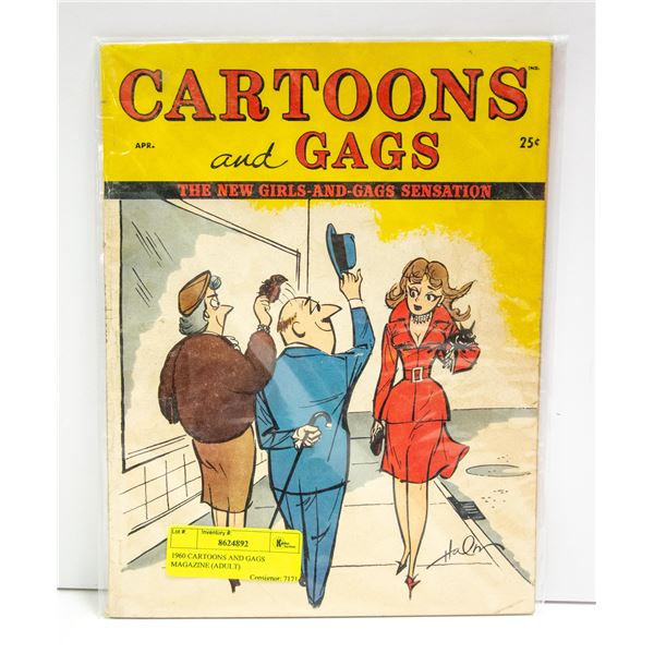1960 CARTOONS AND GAGS MAGAZINE (ADULT)