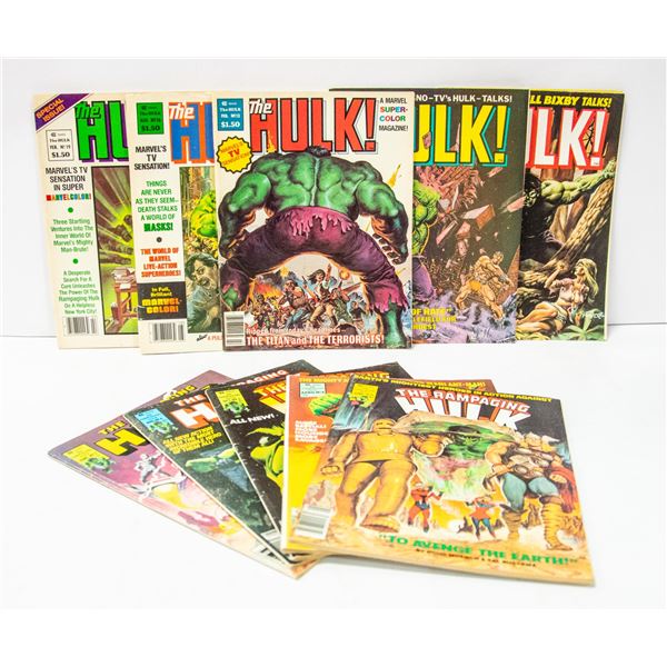 LOT OF 10 VINTAGE COMICS