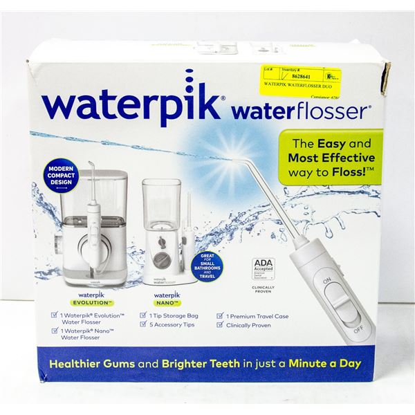 WATERPIK WATERFLOSSER DUO