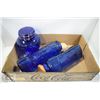 Image 1 : COBALT BLUE DECANTERS