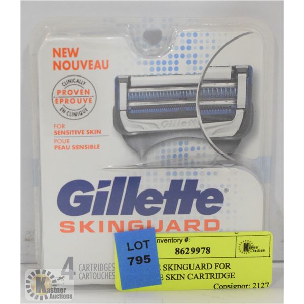 GILLETTE SKINGUARD FOR SENSITIVE SKIN CARTRIDGE