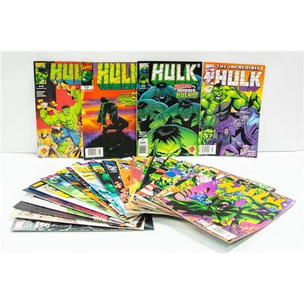 26 HULK COMICS - MARVEL COMIC BOOKS LOT