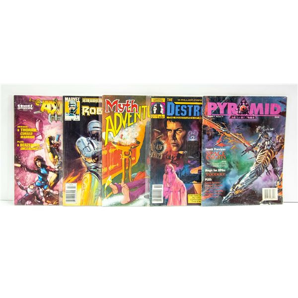 5 MISC #1 MAGAZINES OVERSIZED