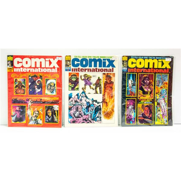 COMMIX INTERNATIONAL MAGAZINES #2 #3 #4