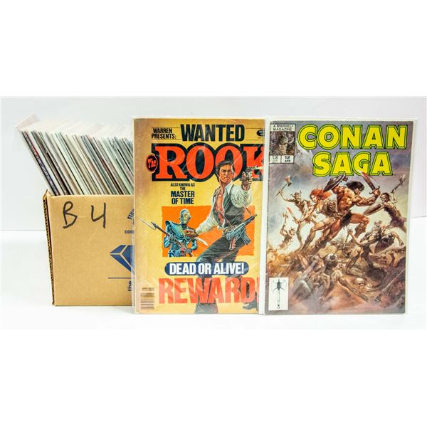 70 CONAN & MISC MAGAZINES/COMICS LOT