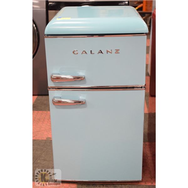 NEW BABY BLUE GALANZ 3.1 CUBIC FOOT REFRIGERATOR