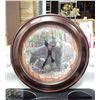Image 1 : BEAR WALL CLOCK APPROX 22" DIAMETER