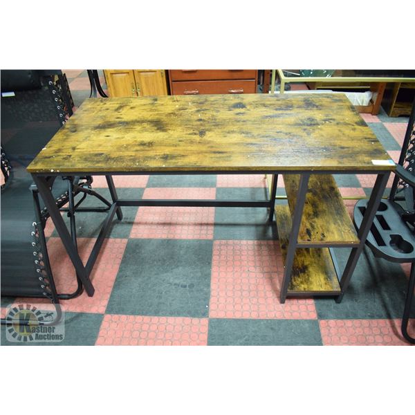 NEWLY ASSEMBLED VASAGLE HOME OFFICE DESK WITH