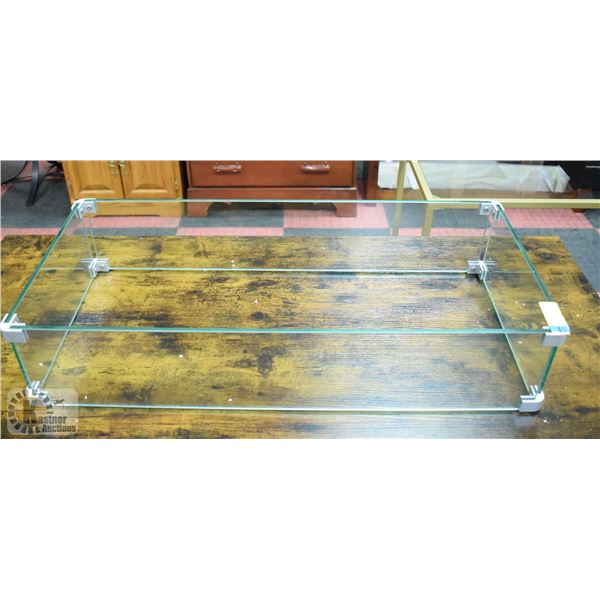 NEW GLASS FLAME GUARD BOX