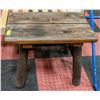 Image 1 : SMALL SOLID WOOD HANDCRAFTED TABLE