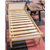 Image 1 : IKEA WOODEN TODDLER BED FRAME NO RAILING